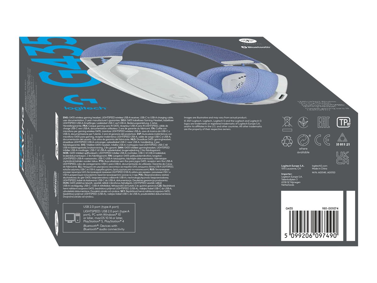 Logitech Lightspeed G435 WHITE – foto 4