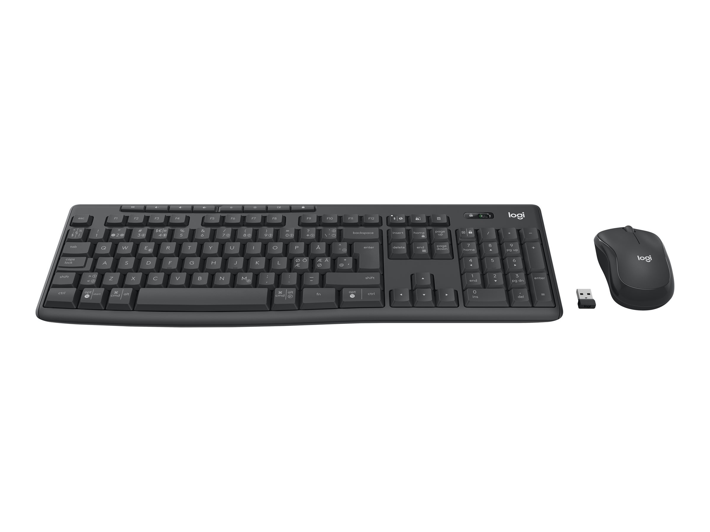 Logitech Mk370 Combo For Business Keyboard And Mouse Set Qwerty Uk Graphite Input Device
