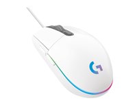 Logitech Gaming Mouse G203 LIGHTSYNC Optisk Kabling Hvid