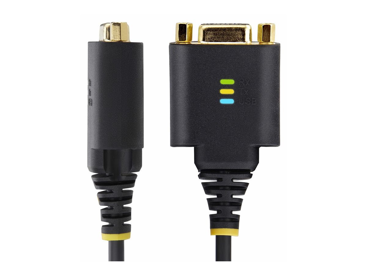 StarTech.com 1ft/30cm USB to Null Modem Serial Adapter Cable, FTDI, RS232 - USB / sériový kabel - USB do DB-9 - 30 cm – foto 5