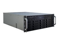 Inter-Tech IPC 4U-4416 Rackversion Forlænget ATX / SSI EEB Ingen strømforsyning Sort