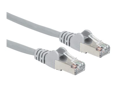 CAT6A S/FTP NETWORK PATCH CABLE, 7 FT., GRAY