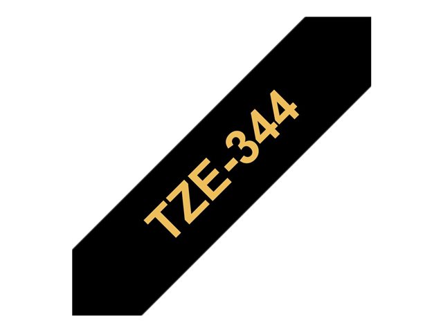 Brother TZe-344 - lamino páska - 1 kazeta/y - Role (1,8 cm x 8 m) – foto 3