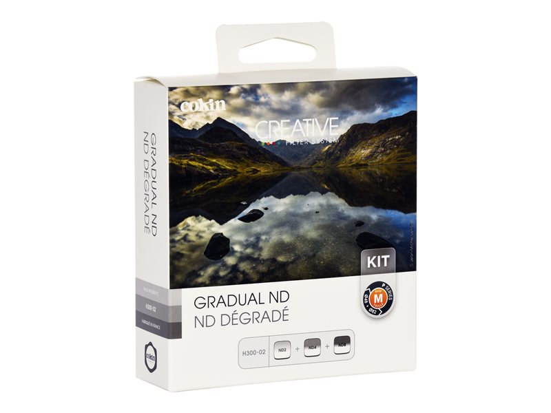Grad ND2 (1 stop) Grad ND4 (2 stop) and Grad ND8 (3 stop) filters for Cokin M Size (P Series) filter holders – Cokin