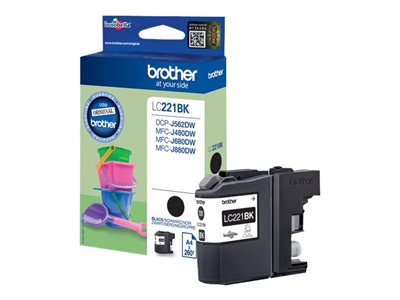 BROTHER LC221BK ink black 300 pages, BROTHER LC221BK LC221BK (BILD2)