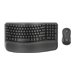 Logitech Wave Keys MK670 Wireless Ergonomic Keyboard And Signature M550 L  Wireless Mouse Combo Graphite 920 012059 - Office Depot