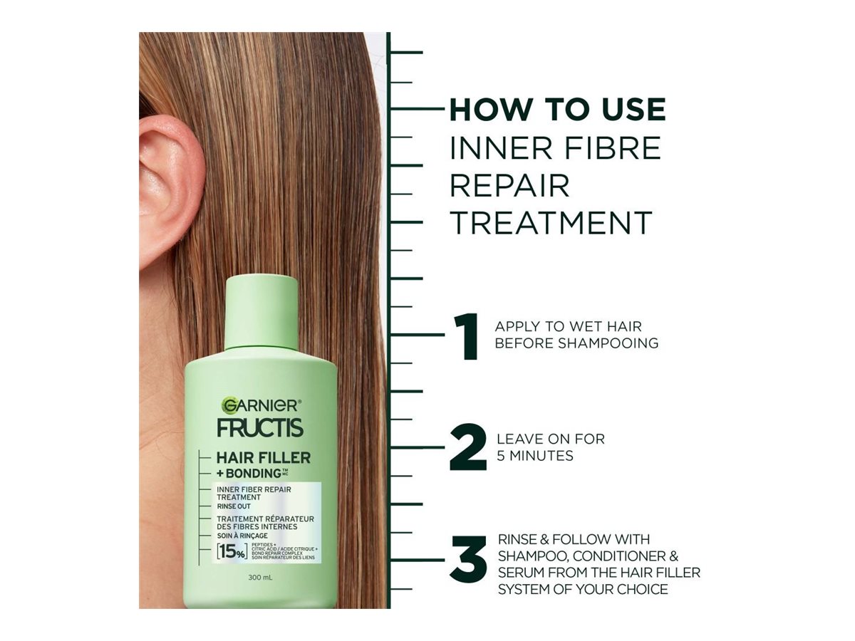 Fructis Hair Filler Inner Fiber Repair Pre-Shampoo Treatment - Garnier