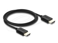 Delock HDMI-kabel 1m Sort