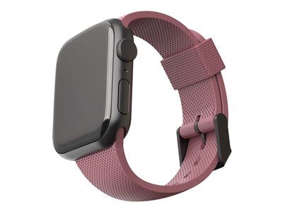[U] Apple Watch Band 45mm/44mm/42mm, Series 7/6/5/4/3/2/1/SE Silicone Dusty Rose 
