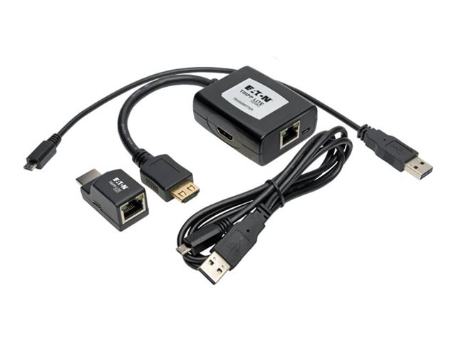 Eaton Tripp Lite Series HDMI over Cat5/Cat6 Extender Kit, Power over Cable, 1080p @ 60 Hz, TAA