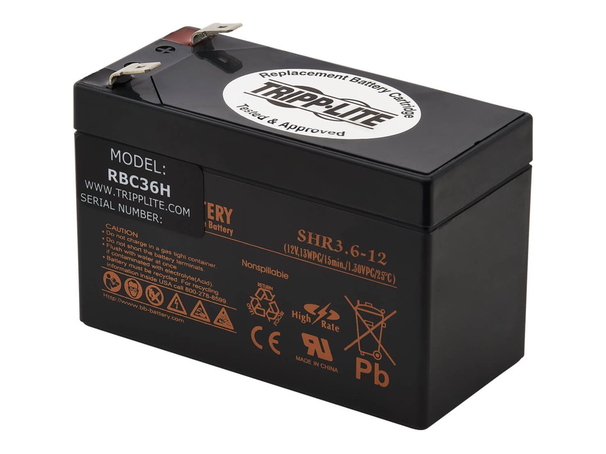 Tripp Lite UPS Replacement Battery Cartridge for Select Tripp Lite AVR550U/AVRX550U UPS Systems, 12V