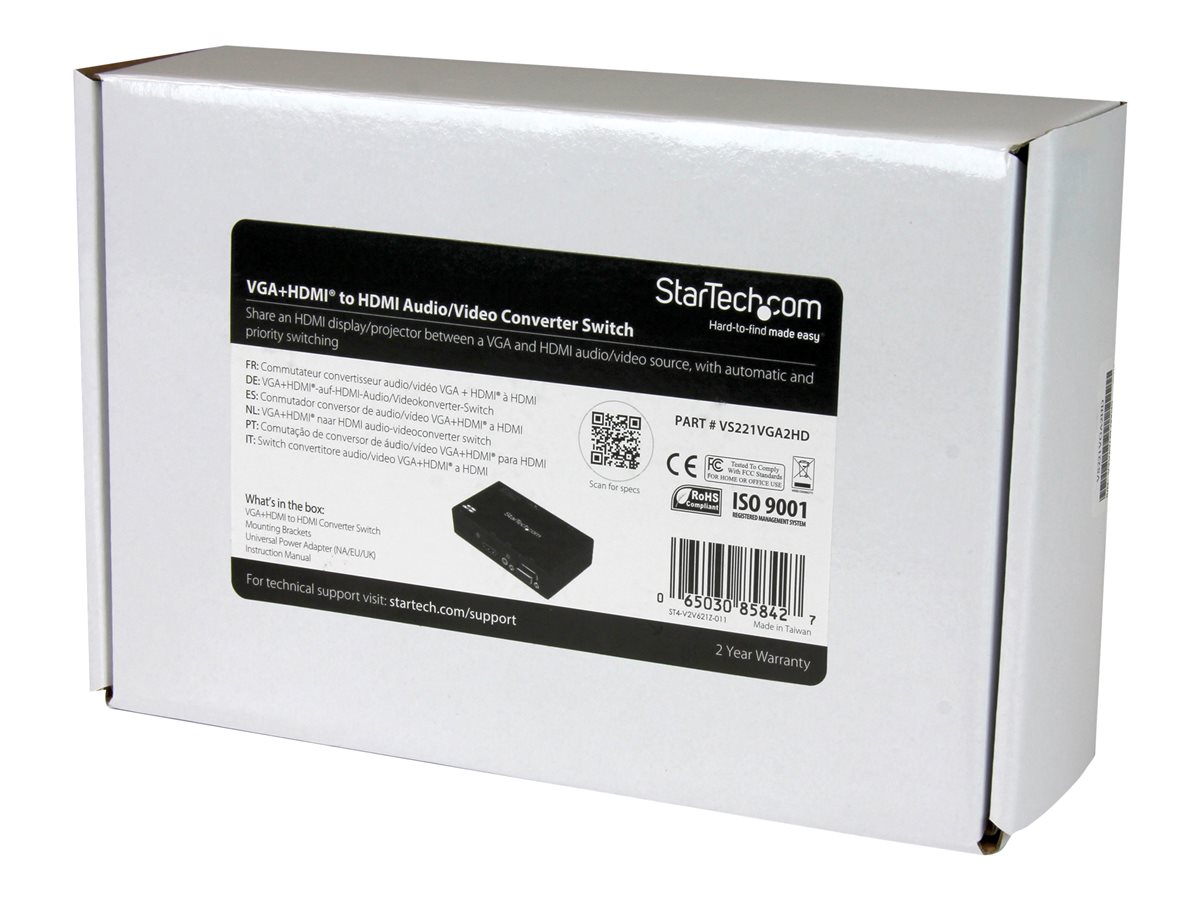Startech 2x1 HDMI+VGA to HDMI Converte – foto 4