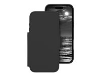 dbramante1928 Lynge - Flipomslag til mobiltelefon - MagSafe-kompatibilitet - midnat - for Apple iPhone 17 Pro Max