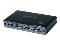 LogiLink USB 3.0 Hub 4-Port, Aluminum Hub 4 porte USB