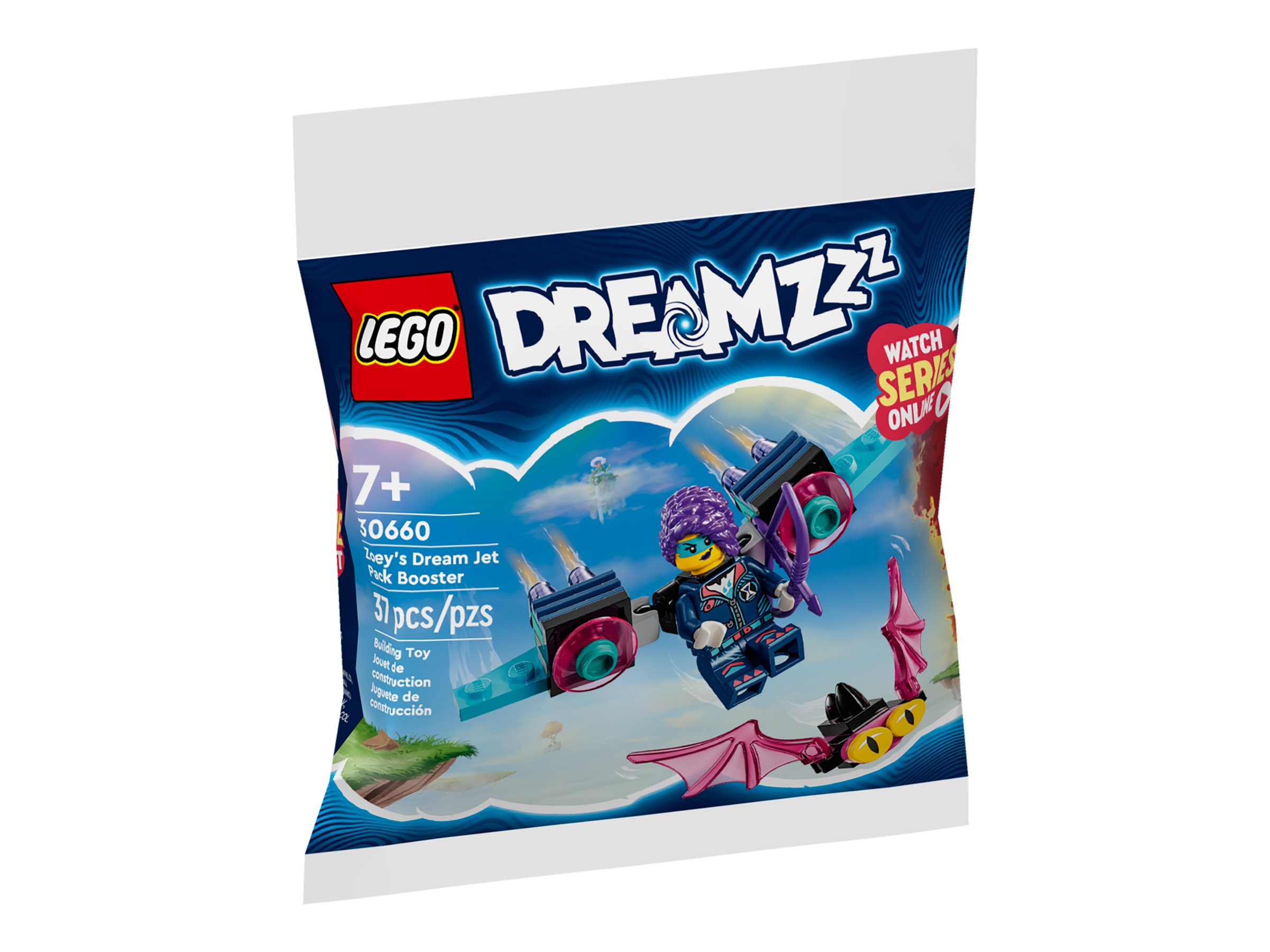 LEGO DREAMZzz - Zoey's Dream Jet Pack Booster & Z-Blob and Bunchu Spider Escape