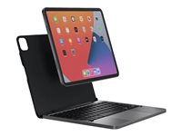 Brydge 11 MAX+ Keyboard and folio case (detachable magnetic snapfit case) with trackpad 