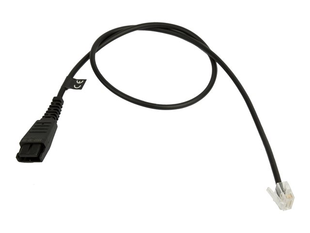 JABRA QD Cord to RJ45 straight 0.5m 8800-00-88