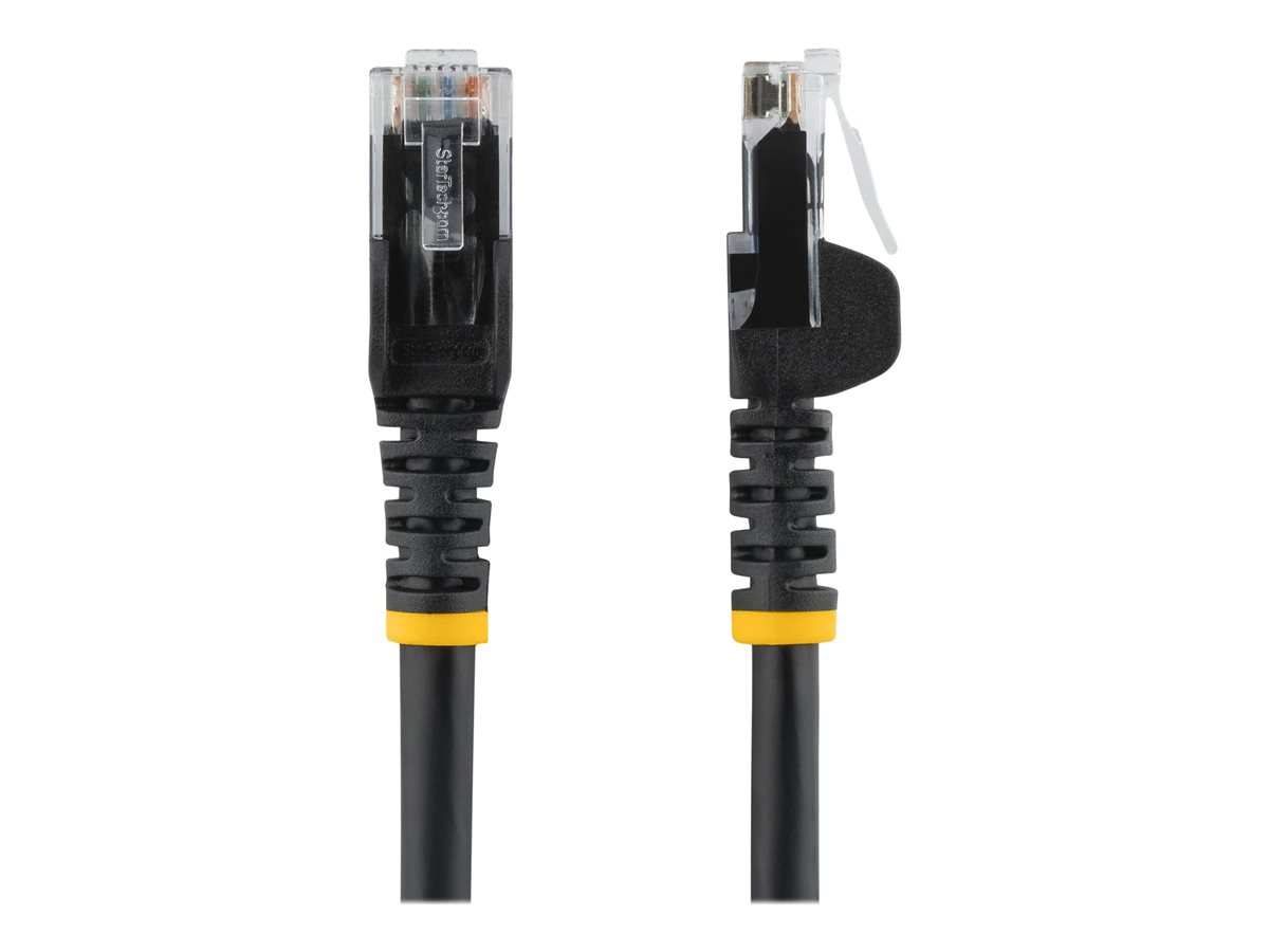 StarTech.com 2m LSZH CAT6 Ethernet Cable, 10 Gigabit Snagless RJ45 100W PoE Network Patch Cord with Strain Relief, CAT 6 10GbE UTP, Black, Individually Tested/ETL, Low Smoke Zero Halogen - Category 6 - 24AWG (N6LPATCH2MBK) - patch kabel - 2 m - černá – foto 3