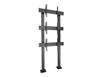 Chief Fusion 1 X 3 Micro-Adjustable Large Bolt-Down Freestanding Video Wall LBM1X3U mounting kit - for 3 LCD displays - black