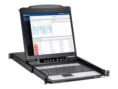 Eaton Tripp Lite Series NetDirector 16-Port 1U Rack-Mount Console IP KVM Switch with 19 in. LCD, French Keyboard