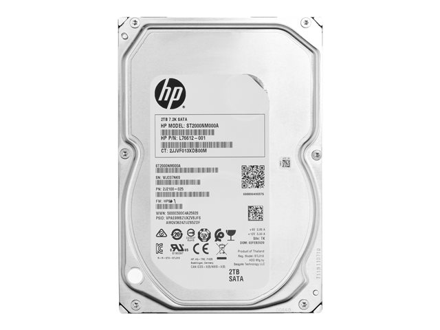 Image of HP Enterprise - hard drive - 2 TB - SATA