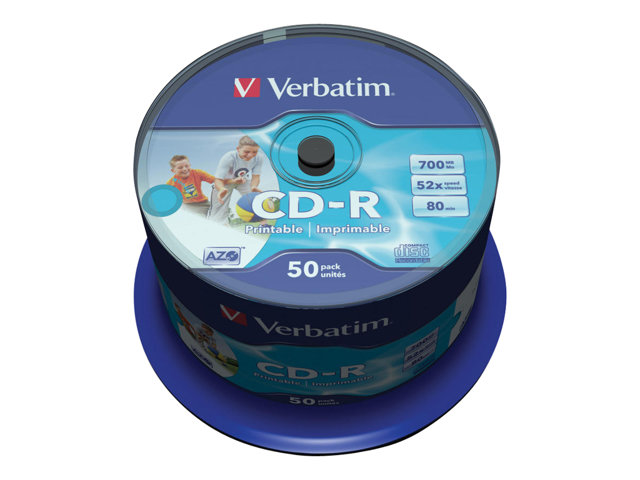 43309 - Verbatim DataLifePlus - CD-R x 50 - 700 MB - storage media ...