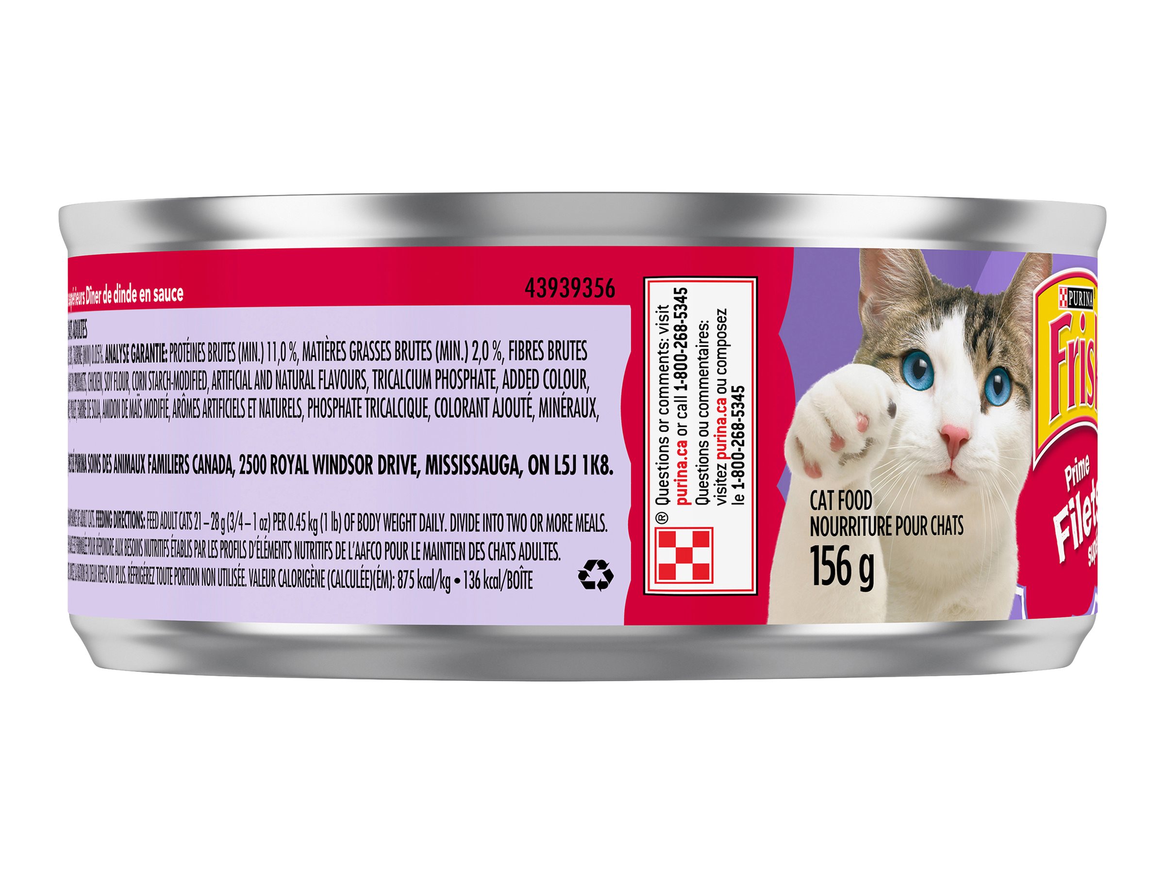 Friskies nourriture pour chats adultes, 156 g – Purina