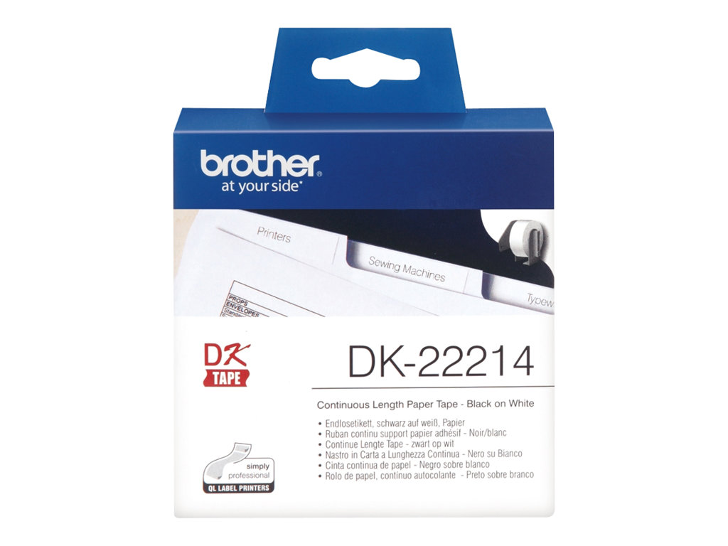 BROTHER RUBAN NOIR/BLANC LONG 3