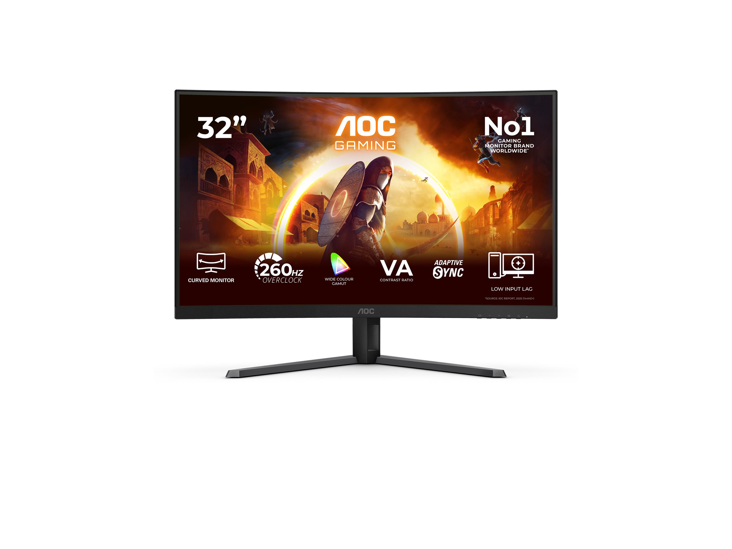 AOC Gaming C32G42ZE, G4 Series, LED monitor, curved, 32", HDR