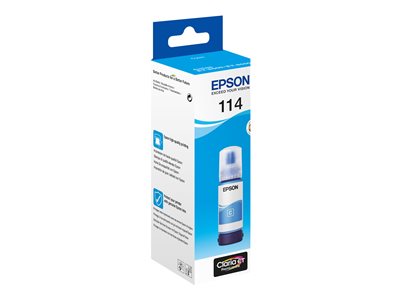 EPSON 1LB 114 EcoTank Cyan ink bottle, EPSON C13T07B240  (BILD3)