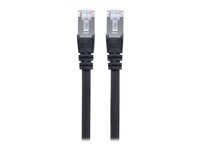Intellinet Network Patch Cable, Cat6, 30m, Black, Copper, S/FTP, LSOH / LSZH, PVC, RJ45, Gold Plated Contacts, Snagless, Boot