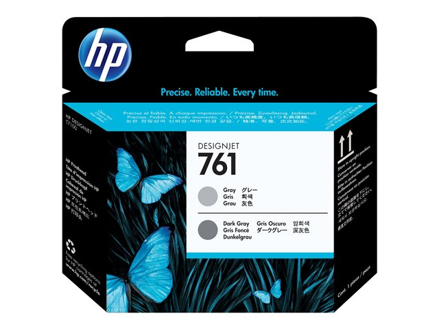 HP 761 - grey, dark grey - printhead