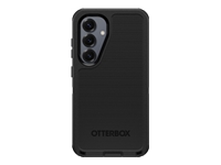 OtterBox Defender Series Pro - Back cover for cell phone - rugged - silicone, thermoplastic elastomer (TPE), polycarbonate - black - for Samsung Galaxy S24, S25