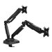 SIIG Dual Gas Spring Monitor Arm Desk Mount with 4K Docking Station & PD