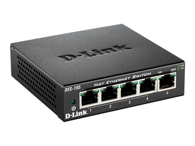 D-LINK 5-port 10/100Mbps Fast E