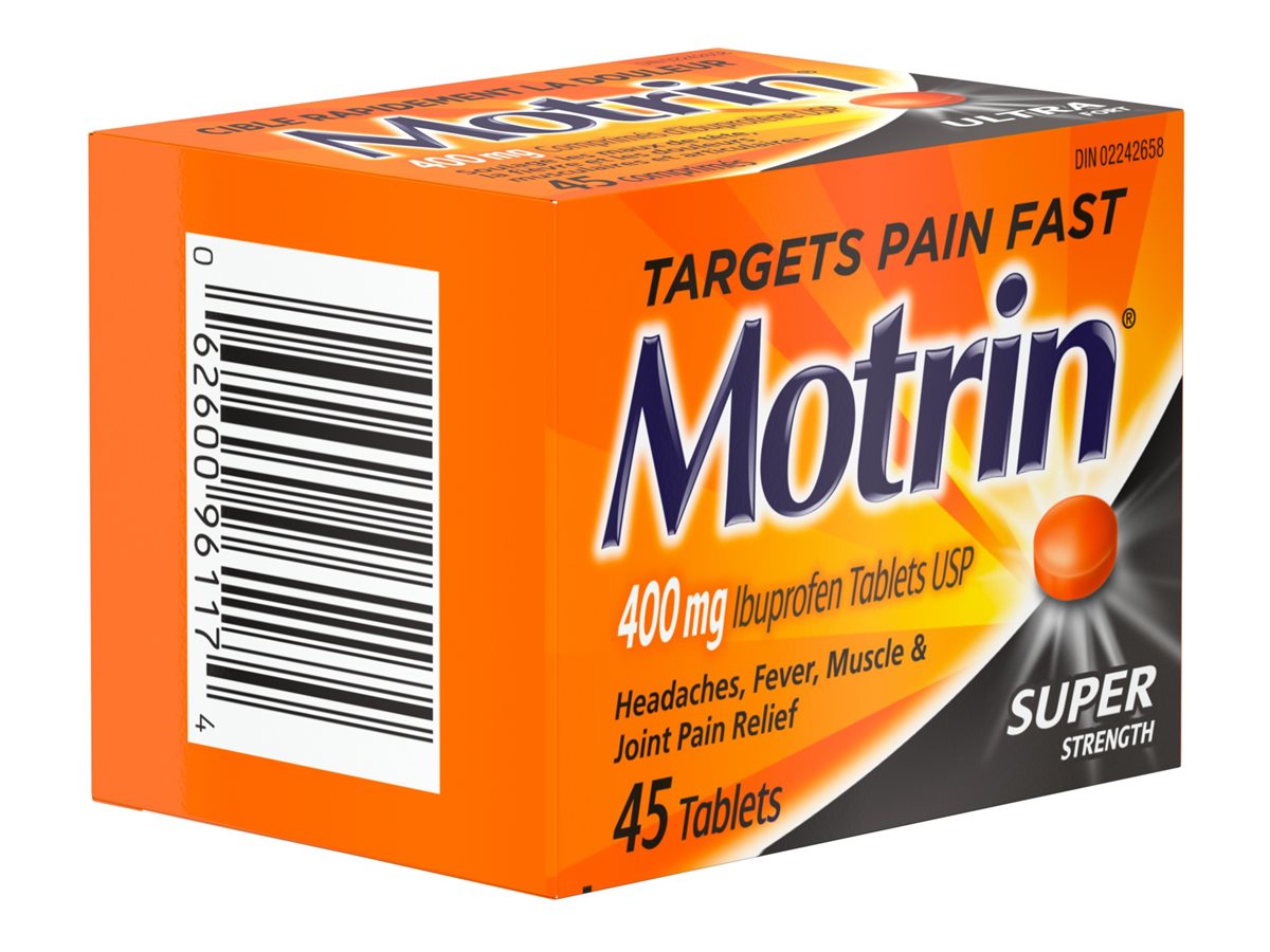 Motrin Super Strength Tablets - 45's