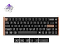 Keychron K6 HE Tastatur Magnetisk RGB Trådløs Kablet