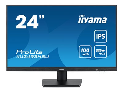 IIYAMA 60,5cm (23,8) XU2493HSU-B6 16:9 HDMI+DP+2xUSB IPS retail - XU2493HSU-B6