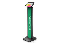 Compulocks iPad 10th-11th (A16) Gen PowerMove Brandable Floor Stand Black mounting kit - for tablet - brandable - black