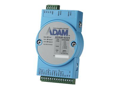 ADAM ADAM-6224 Analog output module wired 10/100 Ethernet