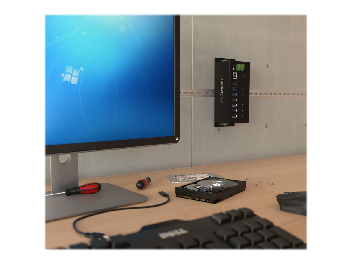 STARTECH 7 Port Industrial USB 3.0 Hub - Metal – foto 6