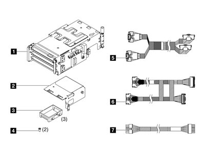 Lenovo - Server riser kit