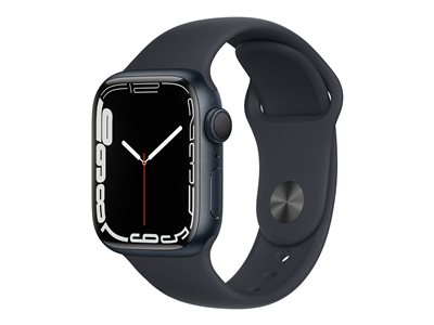 Apple Watch Series 7 (GPS) - midnight aluminum - smart watch with