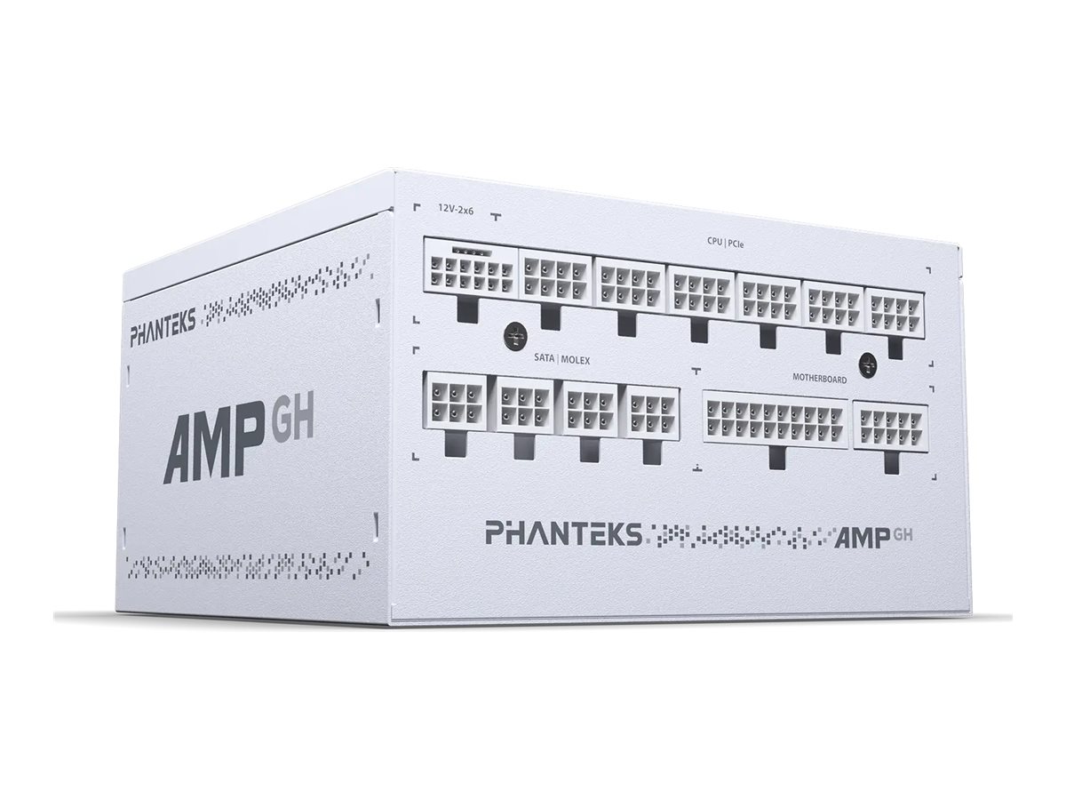 Phanteks AMP PH-P1200GH power supply fully modular 1200 Product shot Left-angle 79750