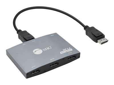 SIIG 1x3 DisplayPort 1.4 to DisplayPort MST Splitter