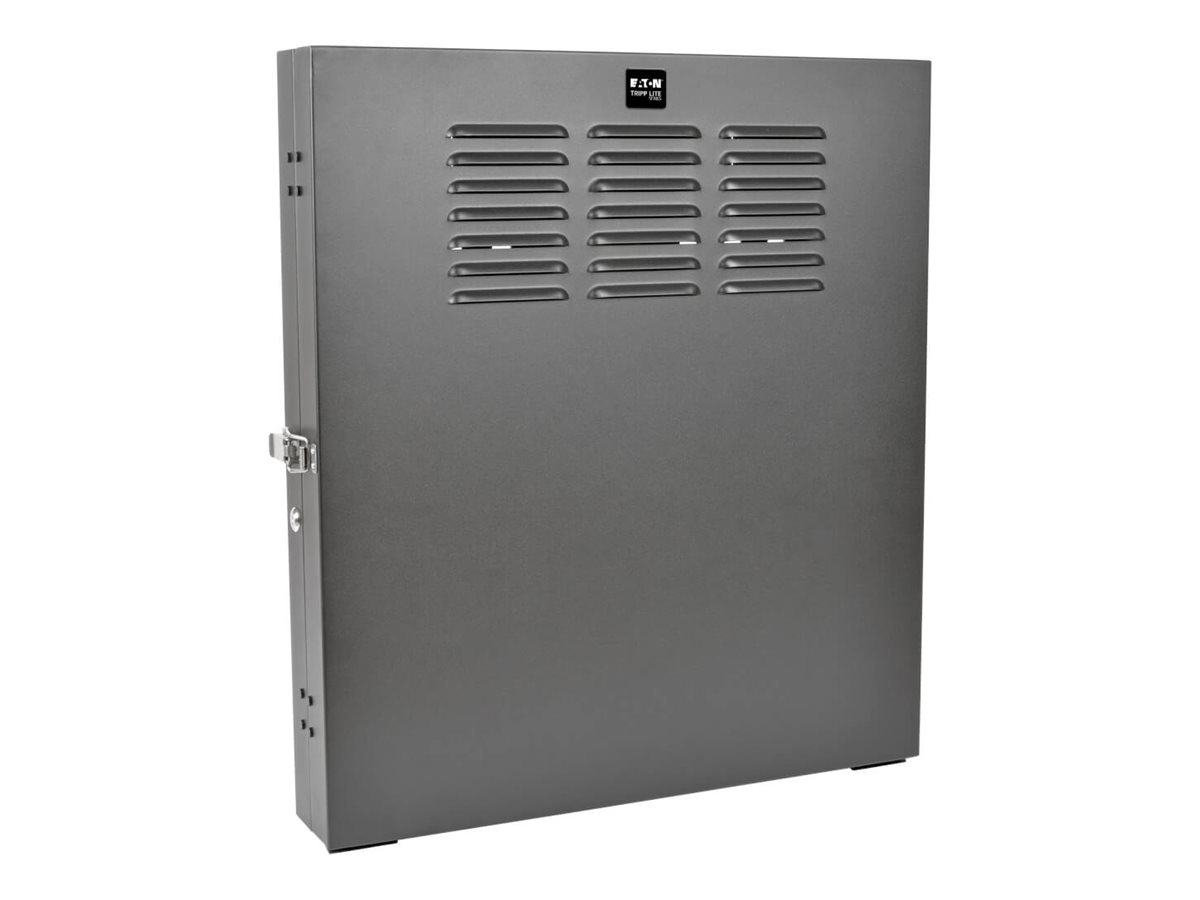 Tripp Lite 2U Wall Mount Low Profile Secure Rack Enclosure Cabinet Vertical