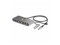 StarTech.com Hub USB-C à 2 Ports avec Ethernet et RS-232, PD, 2x USB-A