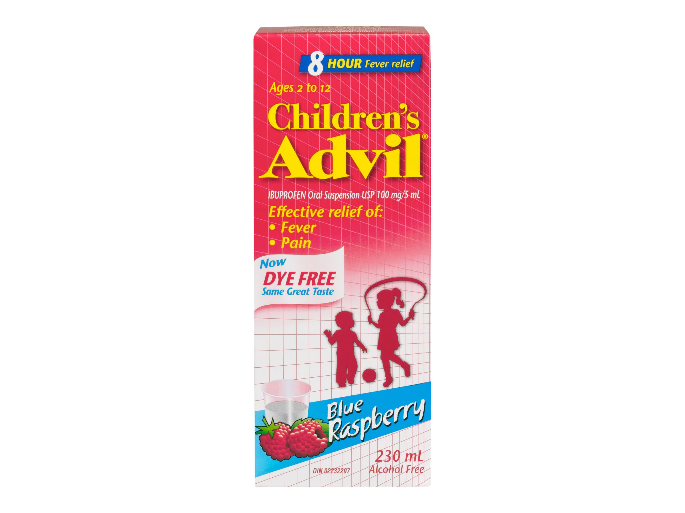 Advil Children's Ibuprofen Oral Suspension - Raspberry -230ml