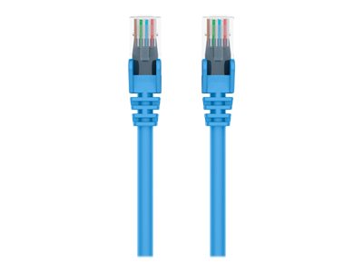 Belkin 14ft CAT5e Ethernet Patch Cable Snagless, RJ45, M/M, Blue