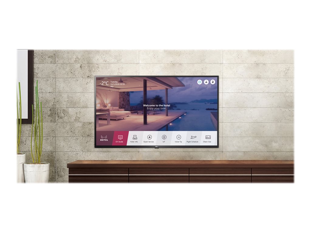 LG 55US342H - 139 cm (55") Diagonalklasse US342H Series LCD-TV mit LED-Hintergrundbeleuchtung - Hotel/Gastgewerbe Pro:Idiom integriert - 4K UHD (2160p) 3840 x 2160 - HDR - Keramik-Schwarz